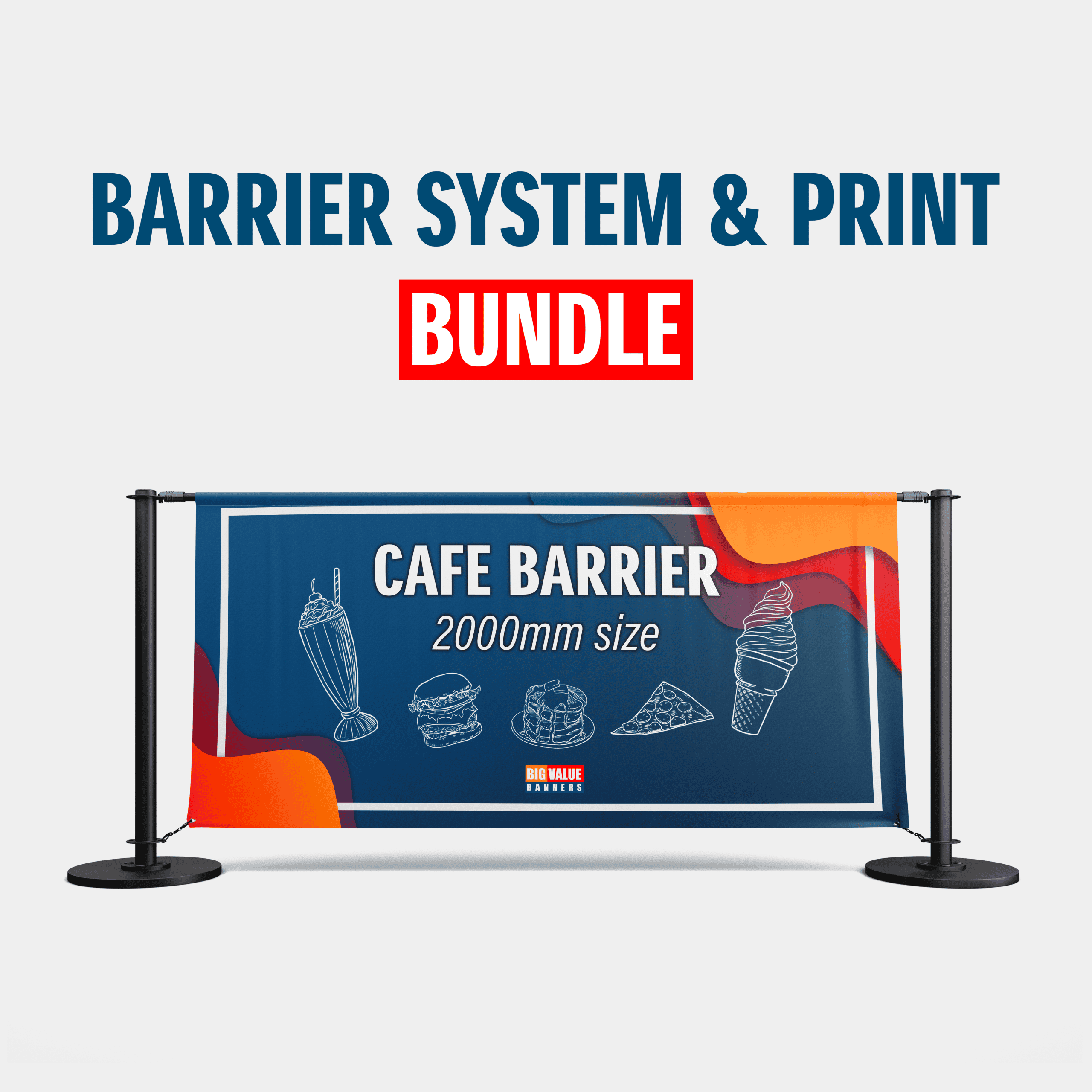2000mm-cafe-barrier 2000mm Cafe Barrier Bundle - Image 1