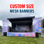 Custom Size Mesh Banner