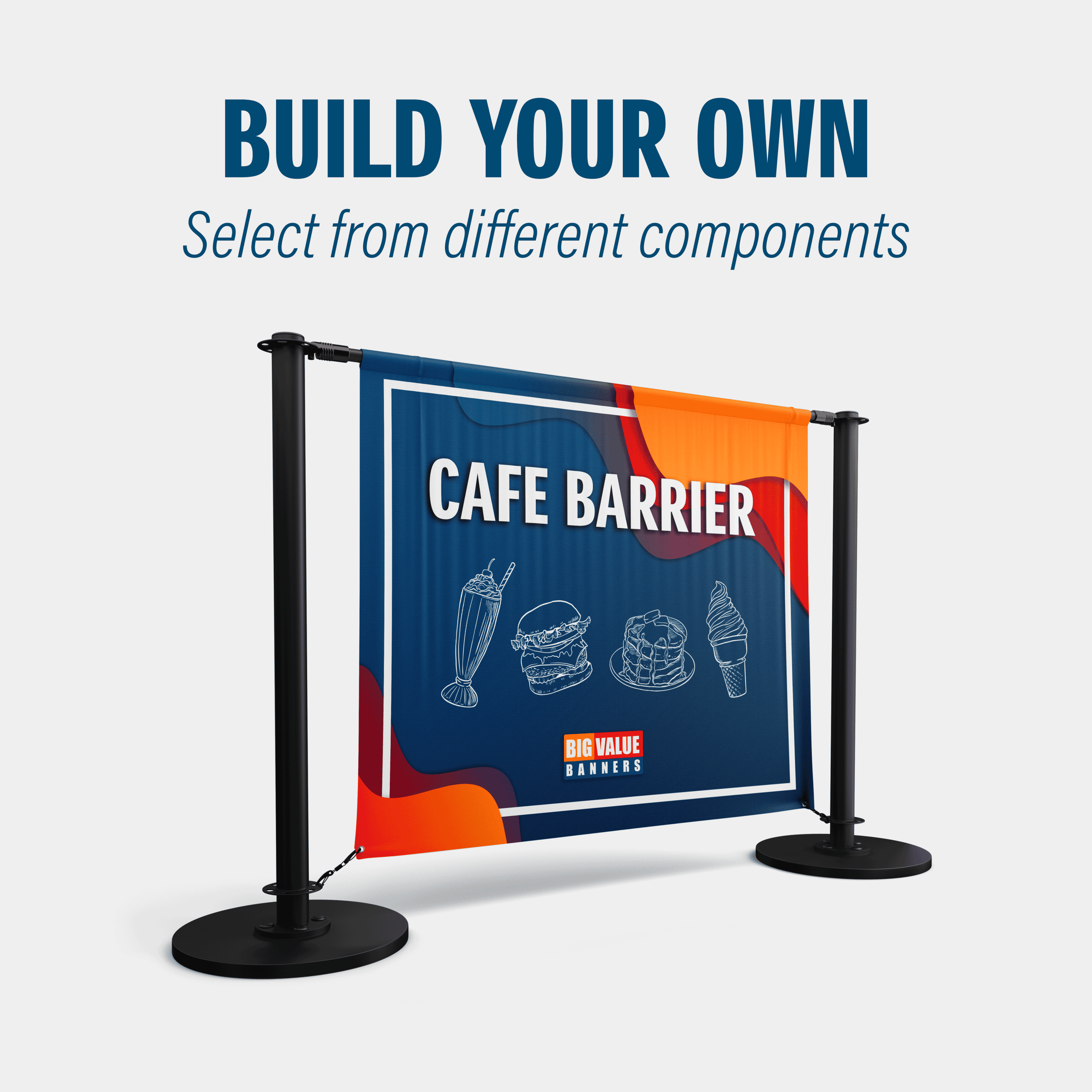 Build-your-own-_Cafe-barrier-system Bespoke Cafe Barrier System (build your own) - Image 1
