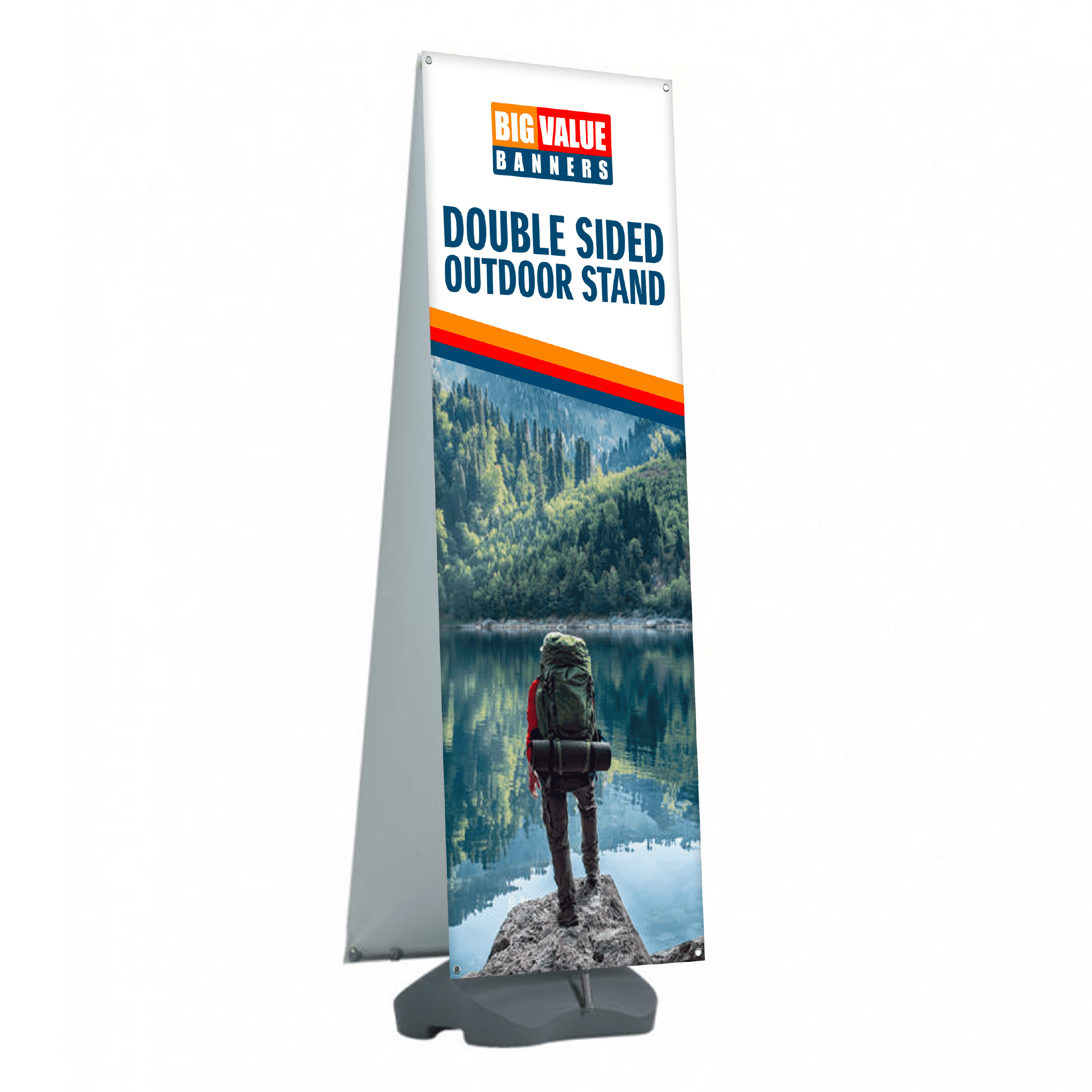 Double Sided Outdoor Stand 72X72 Double Sided Outdoor Stand - Image 1