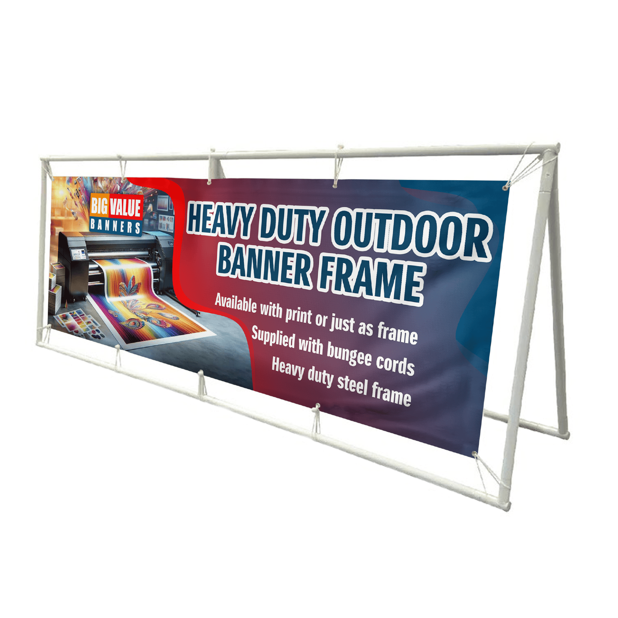 Heavy duty banner frame 72x72 Heavy Duty Outdoor Banner Frame - Image 1