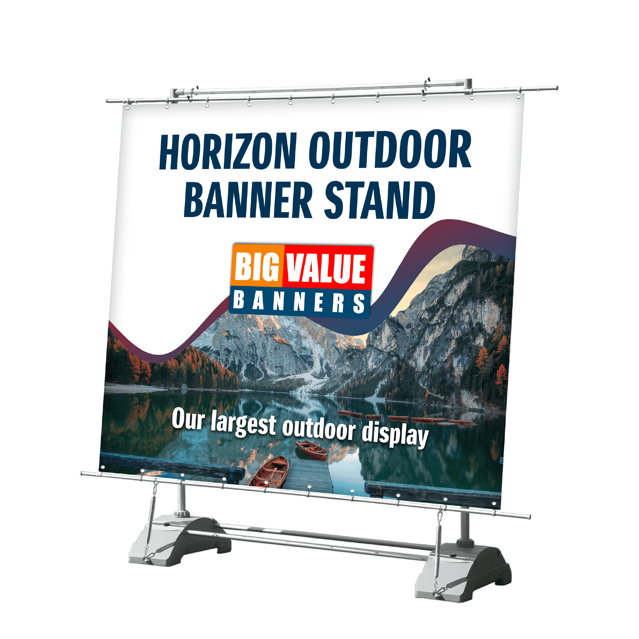 Horizon Outdoor Banner Stand 72x72 Horizon Outdoor Banner Stand - Image 1