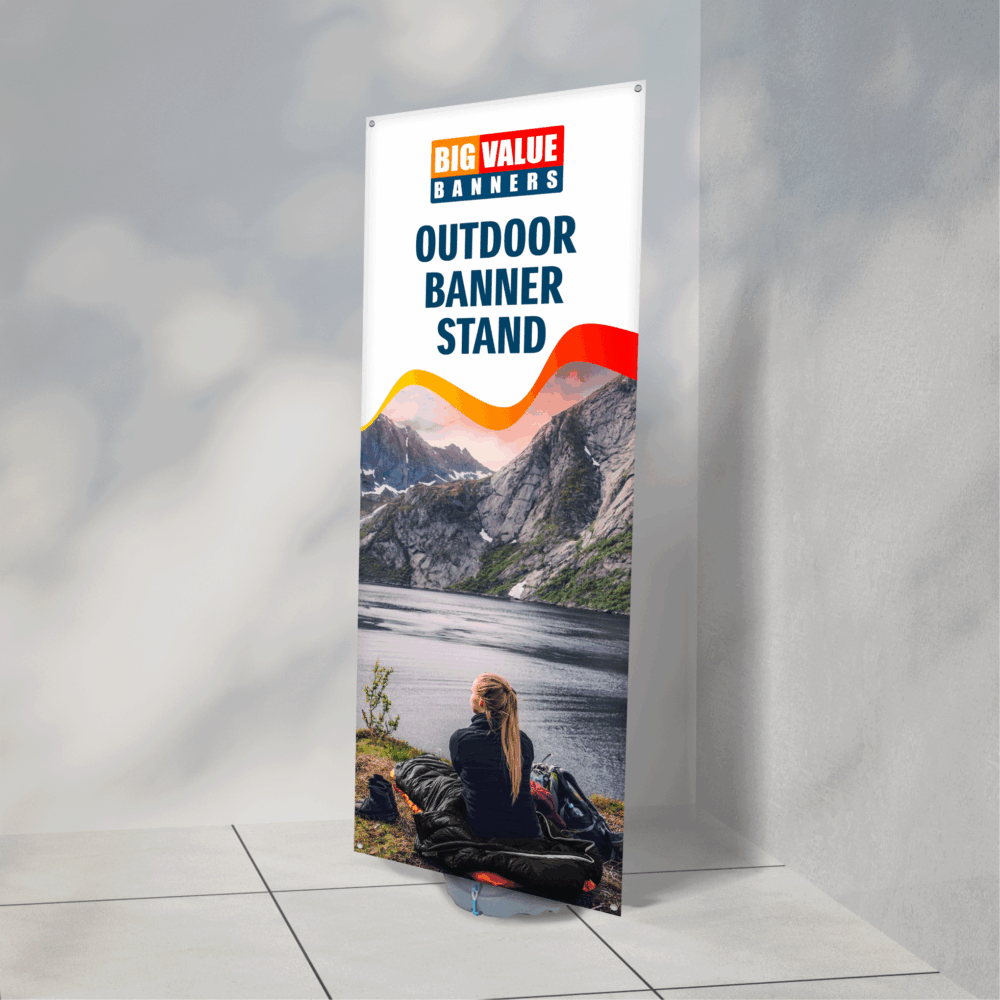 Outdoor-Banner-Stand-72x72 Outdoor Banner Stand - Full Colour Print - Image 1