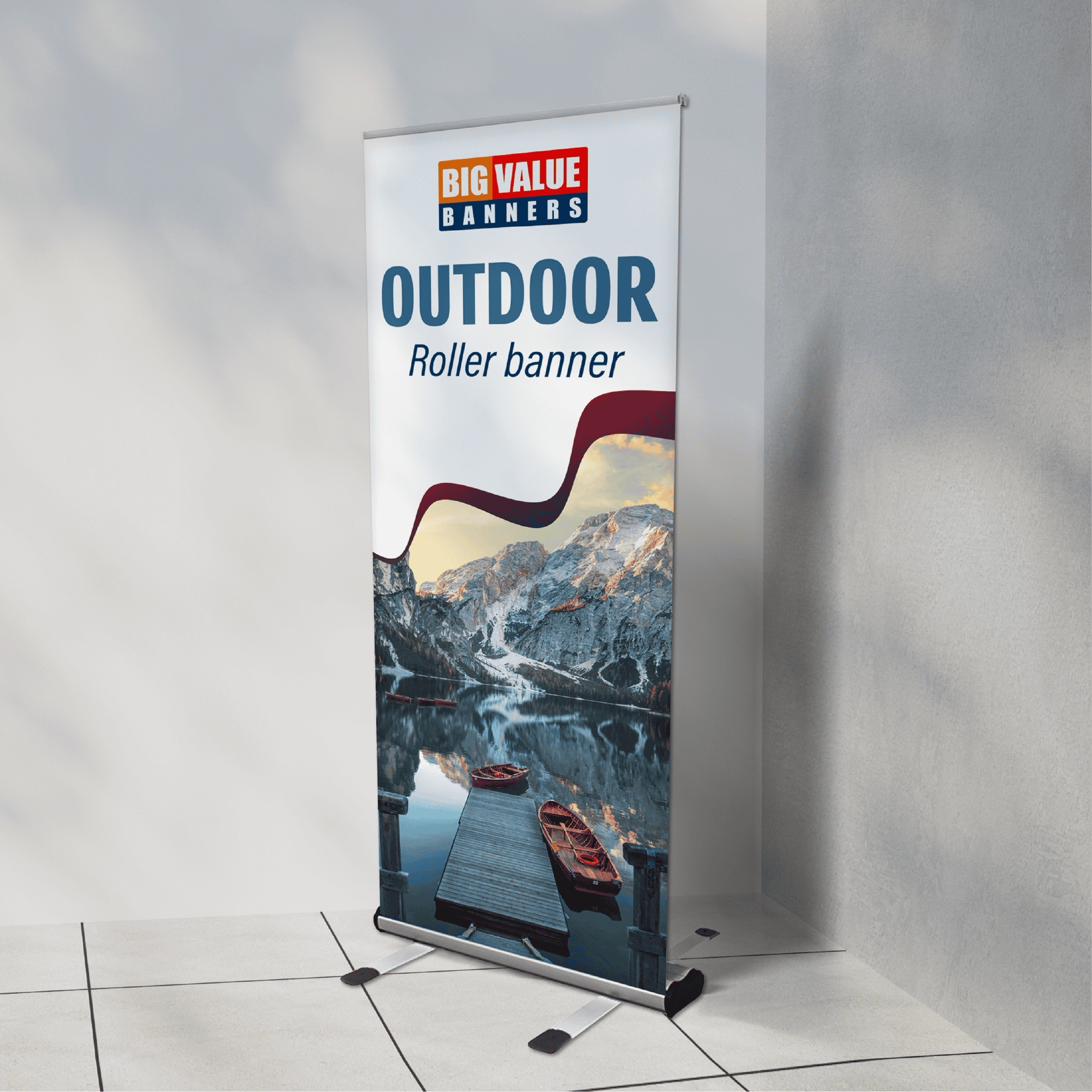 Outdoor roller banner 72x72 Outdoor Roller Banner - Image 1