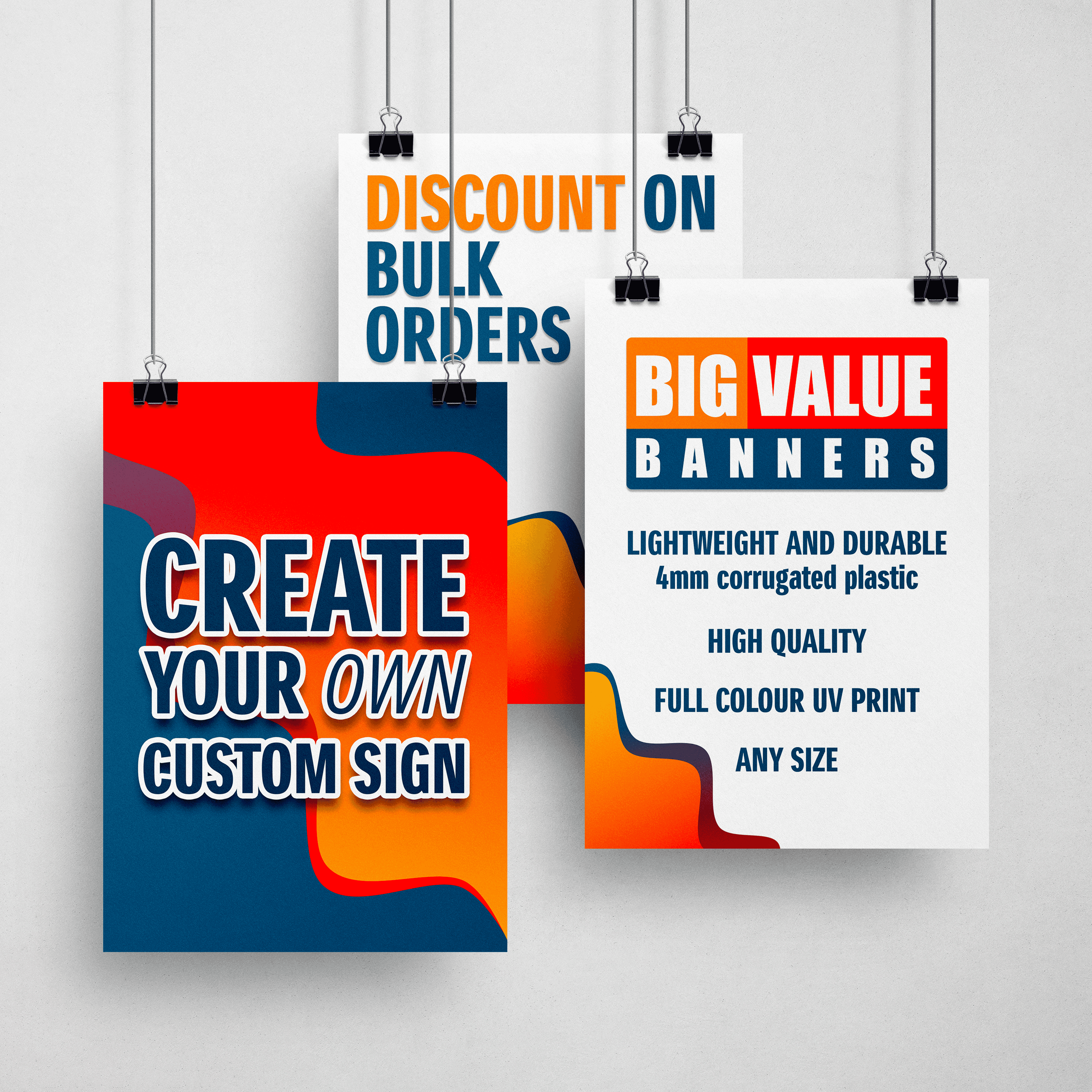 correx signs web 72x72 4mm Corrugated Plastic Custom Size - Image 1