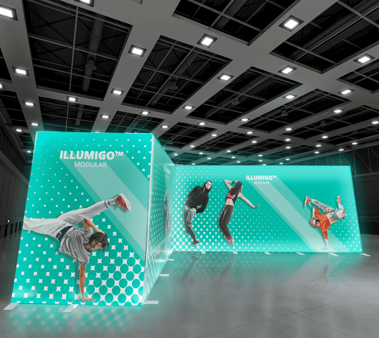 Illumigo Modular - 2 LED Backlit SEG Exhibition Display - Image 1