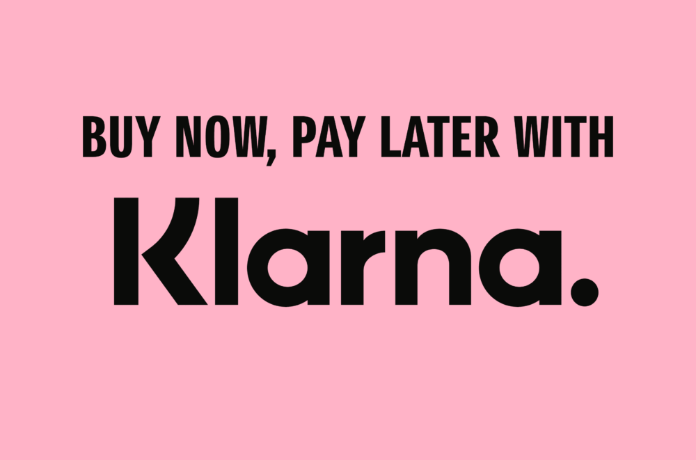 Klarna Payment Option Banner Buy now, pay later with Klarna payment option banner.