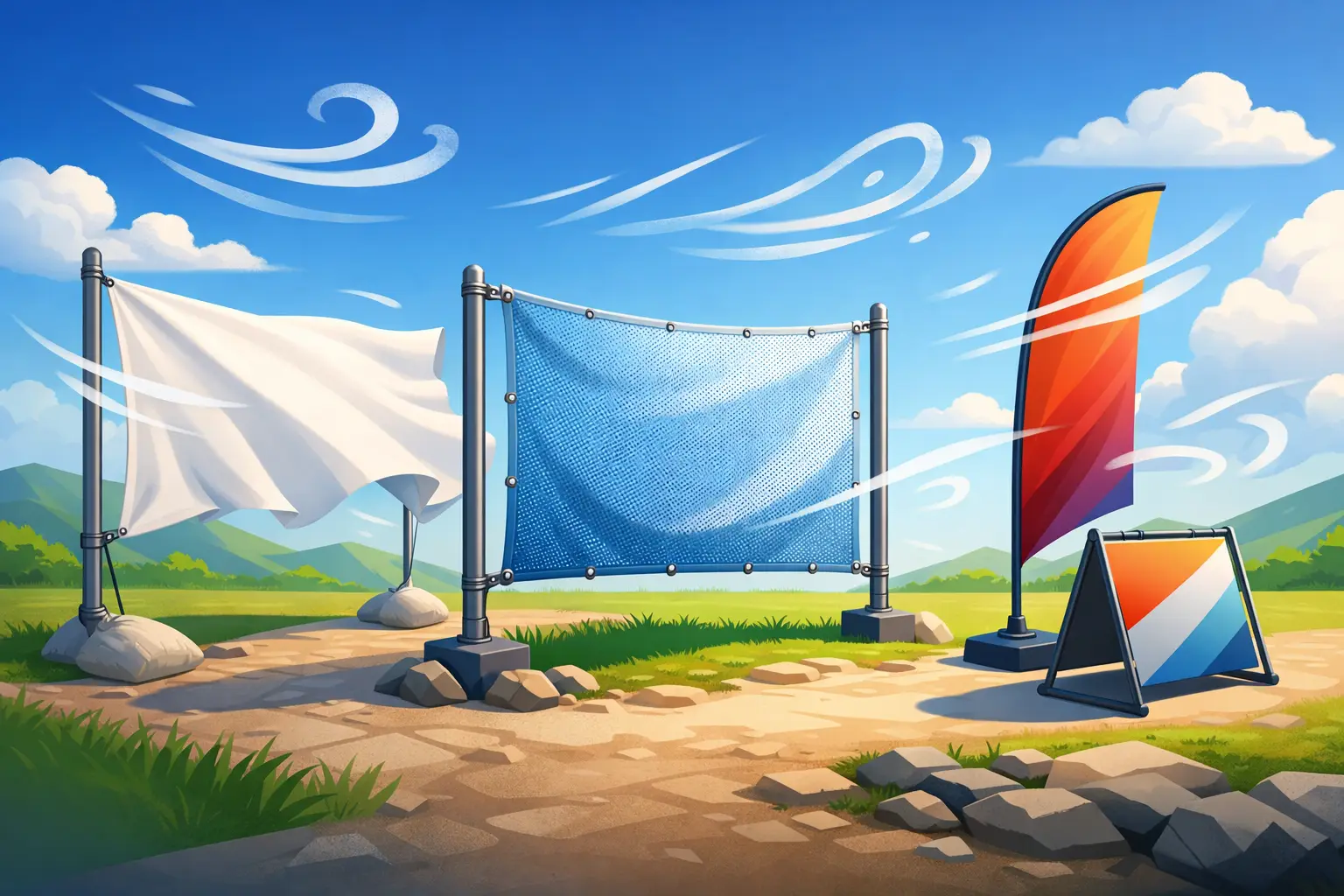 Best Banners for Windy Sites: What Works