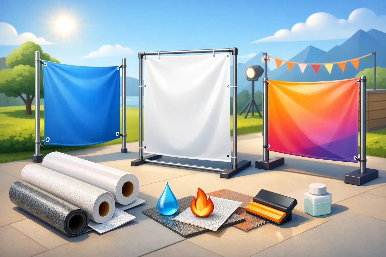 Best Material for Outdoor Banners