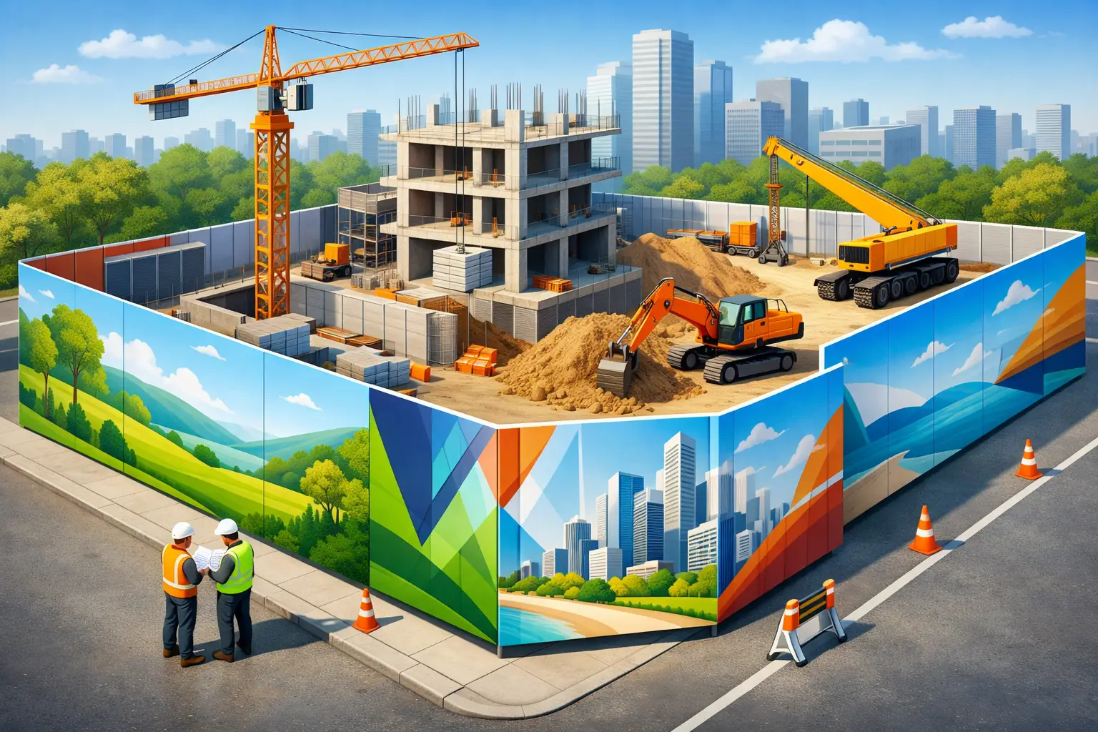 A Guide to Printed Site Hoardings for UK Sites