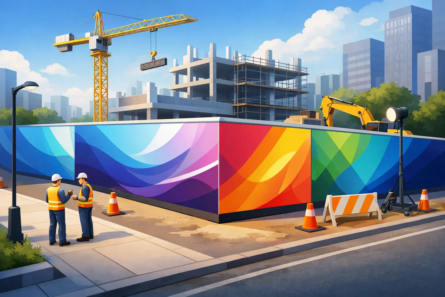 How to Brand Site Hoarding for Better Visibility