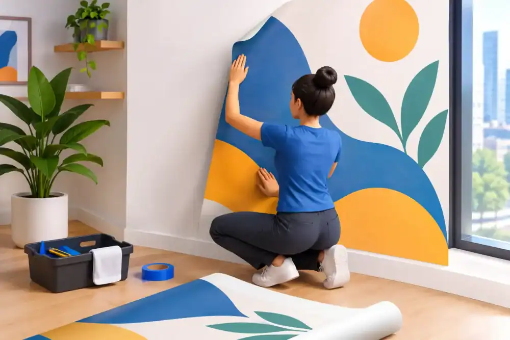 How to Install Wall Graphics That Stay Put