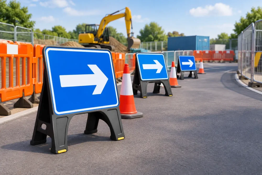 Best Temporary Directional Signs for UK Sites