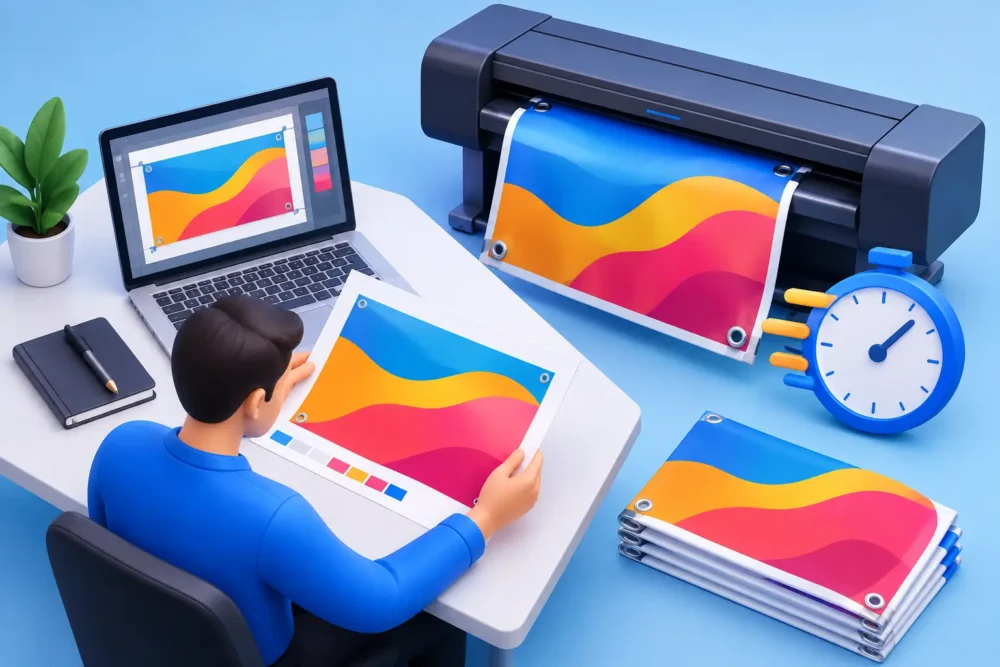 How to Order Banner Proofs Without Delays