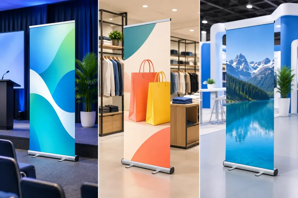 Roller Banners for Events, Retail and Displays